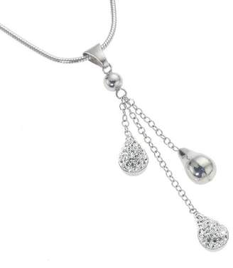 Celesta Crystelle Women's Necklace 925 Sterling Silver 42 + 5cm Swarovski Crystals 500243676R