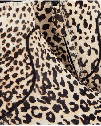 leopard pony hair boots