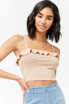 Thumbnail for your product : Forever 21 Ribbed Flounce Cami