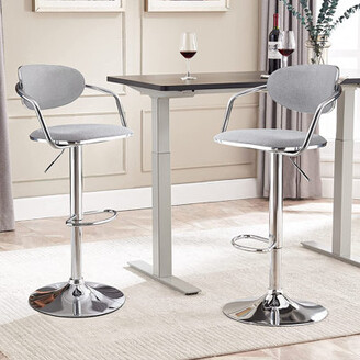 Kitchen Counter Stools With Backs, Modern Metal Counter Height Bar Stools With Back Kitchen Chair