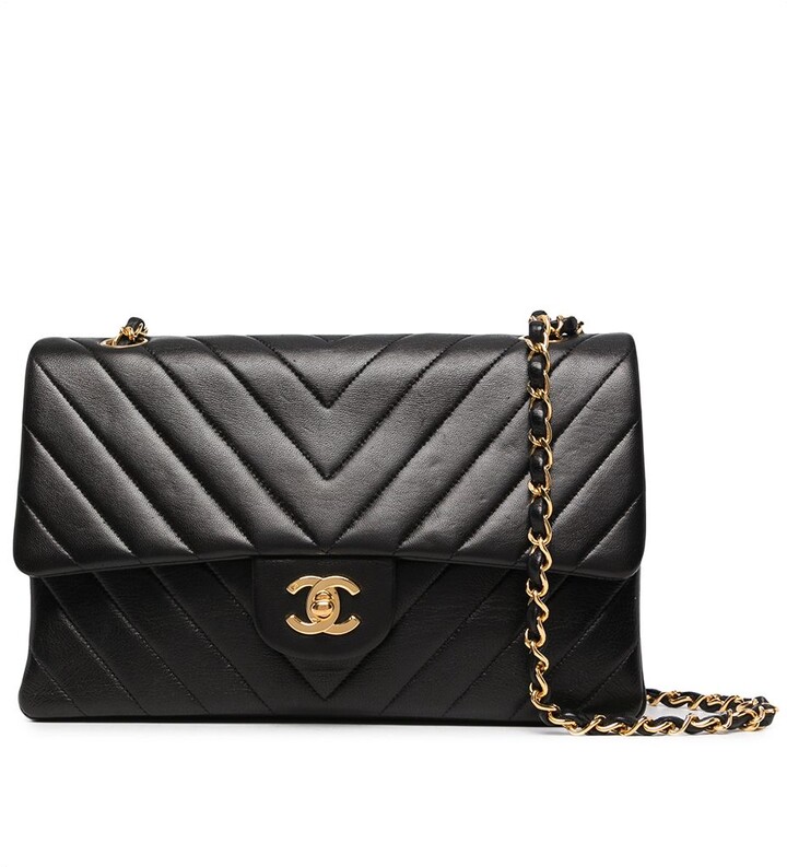 Chanel Black Chain Strap Women's Shoulder Bags | Shop the world's largest  collection of fashion | ShopStyle