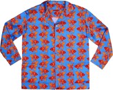 Thumbnail for your product : SILE - Deep Ocean Blue Printed Silk Jacket