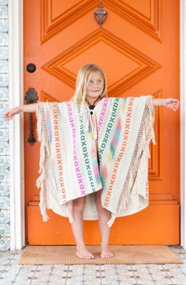 Toddler Girl's Bowie X James Mohave Cover-Up Poncho