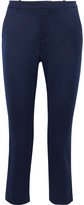 Thumbnail for your product : Alice + Olivia Cadence Cropped Wool-blend Twill Slim-leg Pants
