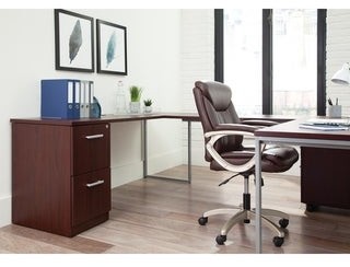 Model ESS-6020 Essentials by OFM Executive Office Chair with Arms OFMESS6020BLK 