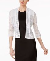 Thumbnail for your product : NY Collection Mixed-Knit Cardigan