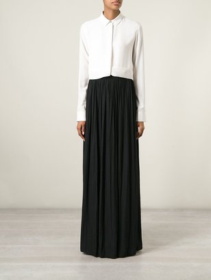 Lanvin pleated maxi skirt - women - Polyester - 42