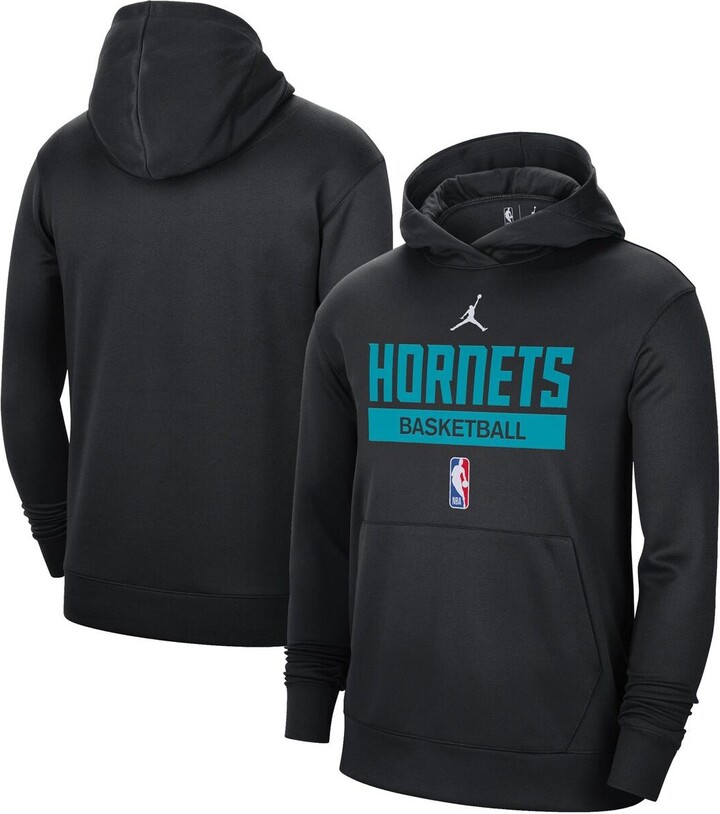 Purple Jordan NBA Charlotte Hornets Fleece Pullover Hoodie