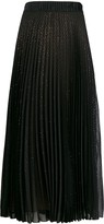 Thumbnail for your product : Marco De Vincenzo Rhinestone-Embellished Pleated Skirt
