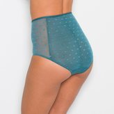 Thumbnail for your product : La Redoute LA Dotted Tulle High Waist Briefs