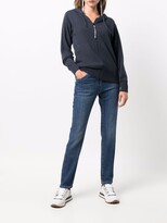 Thumbnail for your product : Brunello Cucinelli Drawstring-Hooded Jumper
