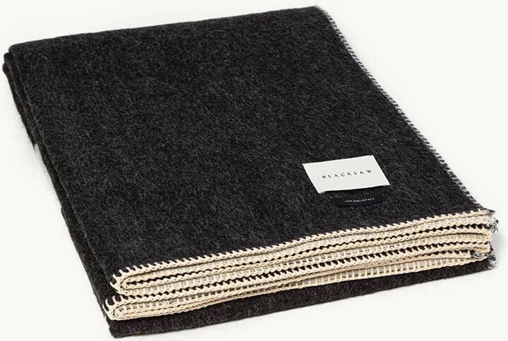 Blacksaw Lottalove Reversible Throw Black / Ivory