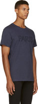 Thumbnail for your product : A.P.C. Navy Embroidered Paris T-Shirt