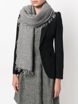Thumbnail for your product : Ermanno Scervino frayed edges scarf