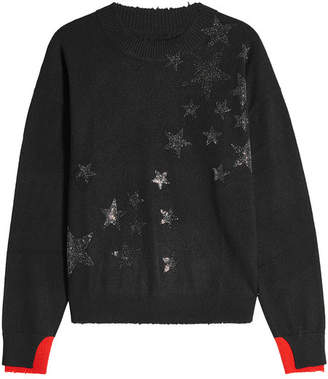 Zadig & Voltaire Cashmere Pullover with Glitter Stars