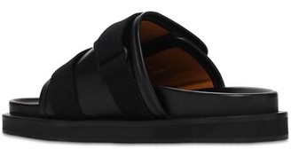 Ambush Padded leather slide sandals - ShopStyle