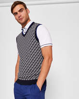 Thumbnail for your product : Ted Baker TOMMAS Jacquard merino wool tank
