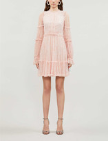 Thumbnail for your product : Needle And Thread Anya ruffled embellished tulle mini dress