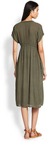 Thumbnail for your product : James Perse Empire-Waisted Voile Dress