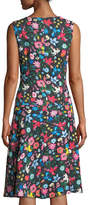 Thumbnail for your product : Elie Tahari Jila Floral-Print A-line Dress