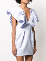 Thumbnail for your product : Alexandre Vauthier Rouched Top Fitted Dress