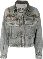 Thumbnail for your product : A.N.G.E.L.O. Vintage Cult 1980s Embroidered Denim Jacket