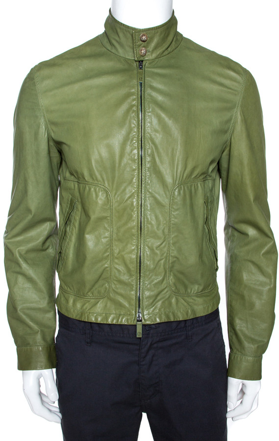 green armani jacket