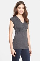 Thumbnail for your product : Japanese Weekend Cap Sleeve Maternity/Nursing Top