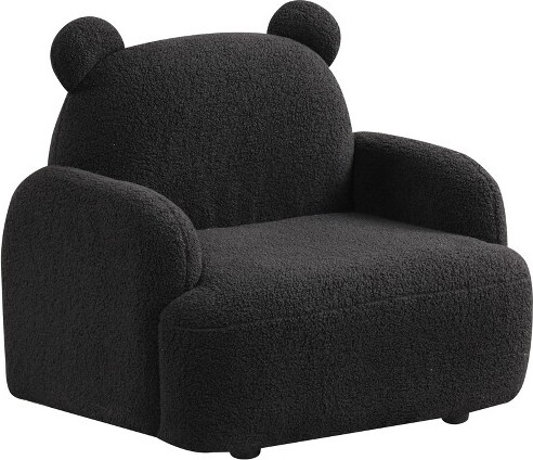 GulchesBlackBearKidsArmchair–Adorable,Comfortable&FunDecorPieceforKids’Rooms,PerfectforReading,Lounging&Playtime