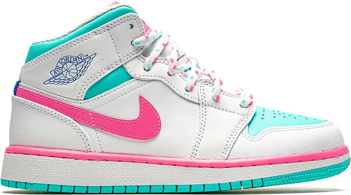 Jordan Kids Air Jordan 1 Mid "Digital Pink" sneakers