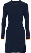 Thumbnail for your product : 3.1 Phillip Lim Pleated Stretch Ribbed-Knit Mini Dress
