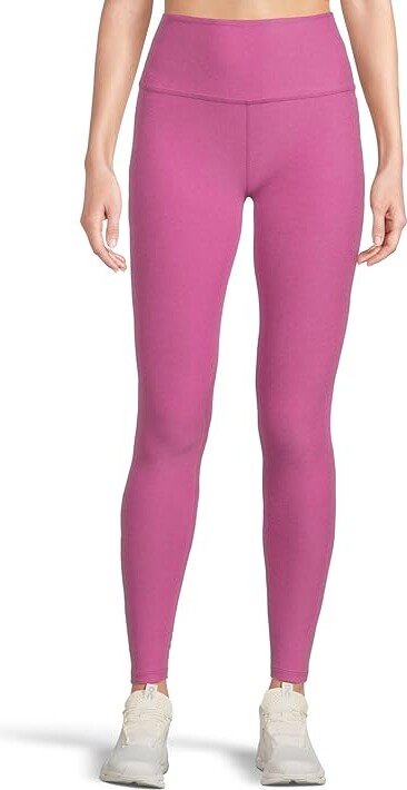 Beyond Yoga Spacedye Caught In The Midi High-Waisted Legging Women's Casual Pants Sunset Violet Heather : LG (US Women's 10-12) 24