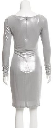 Ralph Lauren Black Label Knee-Length Metallic Dress