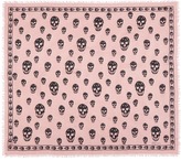Thumbnail for your product : Alexander McQueen Classic skull modal-silk scarf