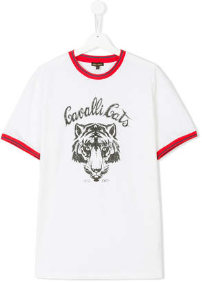 Roberto Cavalli cat print T-shirt