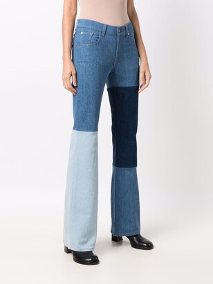 7 For All Mankind Patchwork-Design Jeans