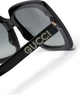 Thumbnail for your product : Gucci Eyewear Oversize-Frame Sunglasses
