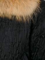 Thumbnail for your product : Lanvin fox fur collar bomber jacket