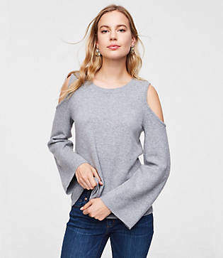 loft cold shoulder sweater