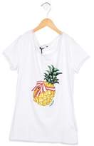 Thumbnail for your product : Jakioo Girls' Jewel-Embellished Pineapple Print Top w/ Tags