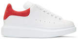 Alexander McQueen - Baskets surdimensionnées blanches et rouges