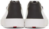 Thumbnail for your product : Prada White Leather Sneakers