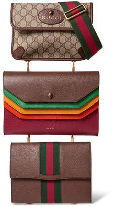 Gucci Totem Set of Three Leather and Coated-Canvas Bags