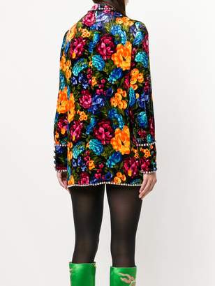 Gucci floral embroidered dress