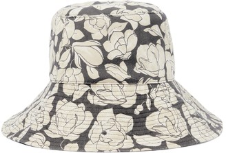Nanushka Serge floral canvas bucket hat