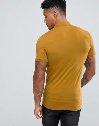 ASOS Design Muscle Fit Jersey Polo 2 Pack Save