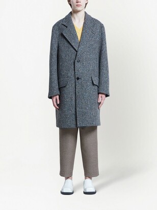 Marni Tweed Single-Breasted Coat