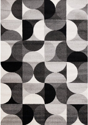 Orren Ellis Caldera Soft Frieze Non Slip Rugs Area Rug Organic Geometric Pattern