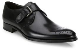 To Boot Kristov Leather Monk Strap Dress Shoes