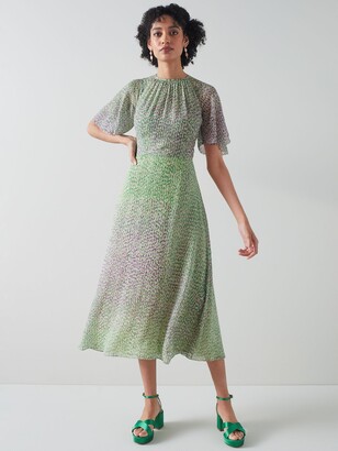 LK Bennett Gabrielle Sequin Midi Dress - ShopStyle